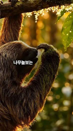 나무늘보 편 실제 컷